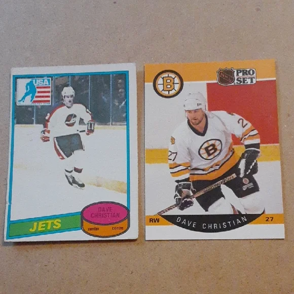 Dave Christian NHL Hockey Trading Cards Set - Picture 5 of 6